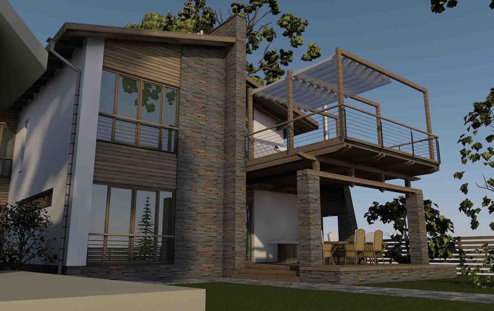 Residential building in Jurmala, Latvia