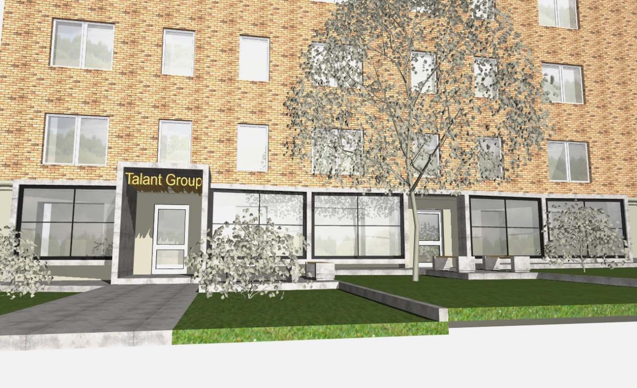 Вхідна група з прибудовою  для офісу компанії Talant school Наталі Могилевської